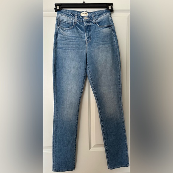 L'Agence Denim Jeans Harrison High Rise Slim Straight Alamo Women's 25‎ - Picture 2 of 4